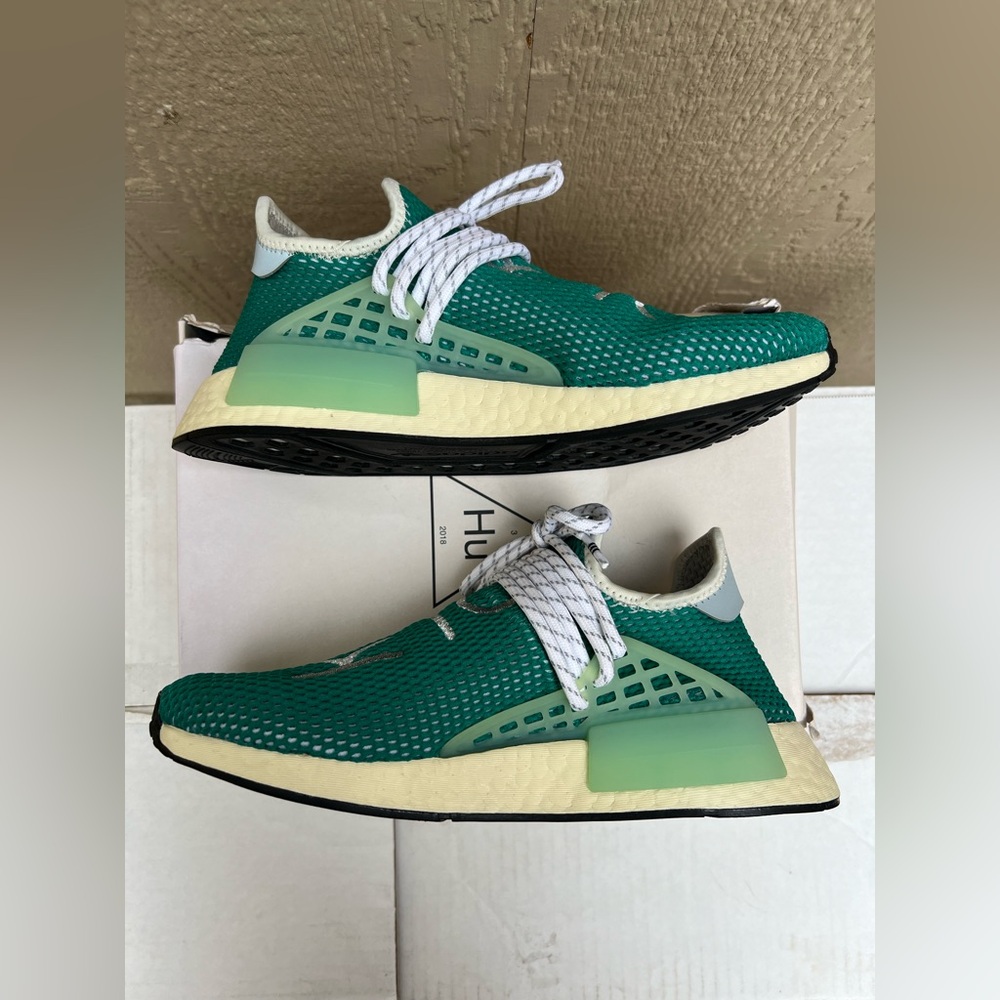 Adidas Hu NMD Pharrell Williams Dash Green US M 7.5 W 9 - Picture 3 of 9